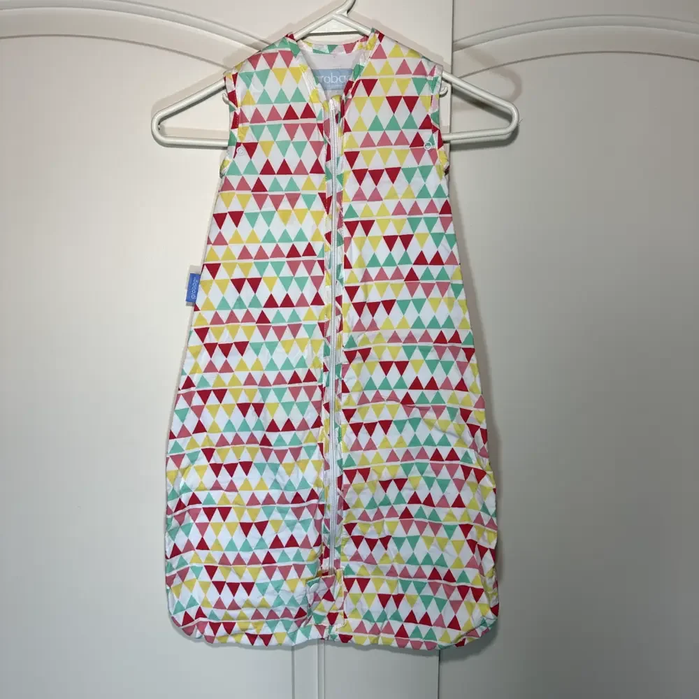 Original Grobag Sleep Sack Unisex 100% Cotton Size 0-6 Mos Geometric‎ Multicolor